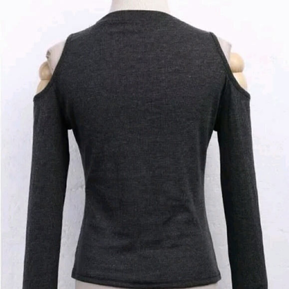 Sexy women off shoulder long sleeve sweater - Picture 5 of 8